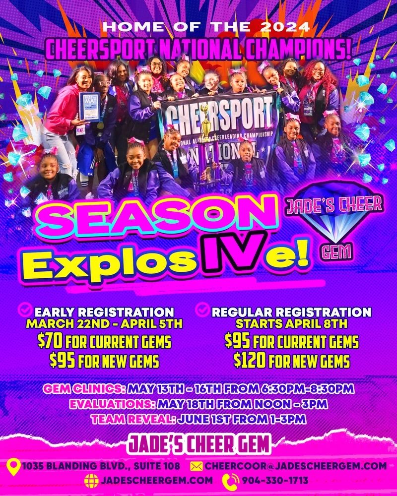 Jades Cheer Gem Cheerleading Jacksonville, Florida